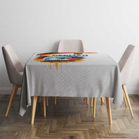 German Unity Day Tablecloth Germany Flag with Eagle Head and Emblem