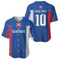 Blue Slovakia jersey front and back: SLOVAKIA crest, YOUR TEXT 10