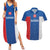 Custom Slovakia Football 2024 Go Champion Couples Matching Summer Maxi Dress and Hawaiian Shirt - Wonder Print Shop