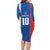 Custom Slovakia Football 2024 Go Champion Family Matching Long Sleeve Bodycon Dress and Hawaiian Shirt - Wonder Print Shop