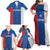 Custom Slovakia Football 2024 Go Champion Family Matching Off Shoulder Maxi Dress and Hawaiian Shirt - Wonder Print Shop