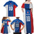 Custom Slovakia Football 2024 Go Champion Family Matching Off Shoulder Maxi Dress and Hawaiian Shirt - Wonder Print Shop