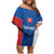 Custom Slovakia Football 2024 Go Champion Family Matching Off Shoulder Short Dress and Hawaiian Shirt - Wonder Print Shop