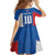 Custom Slovakia Football 2024 Go Champion Kid Short Sleeve Dress - Wonder Print Shop