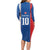 Custom Slovakia Football 2024 Go Champion Long Sleeve Bodycon Dress - Wonder Print Shop