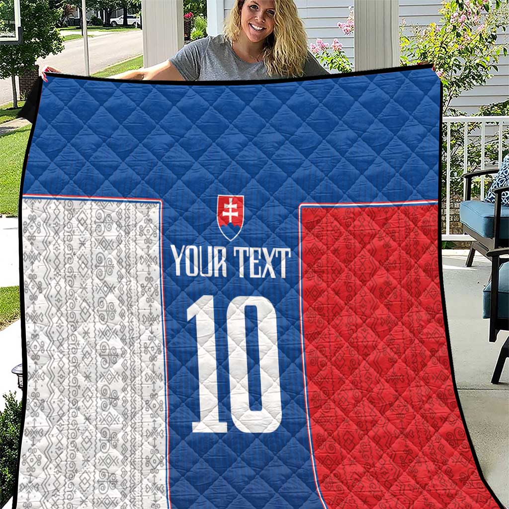 Custom Slovakia Football 2024 Go Champion Quilt