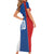 Custom Slovakia Football 2024 Go Champion Short Sleeve Bodycon Dress - Wonder Print Shop