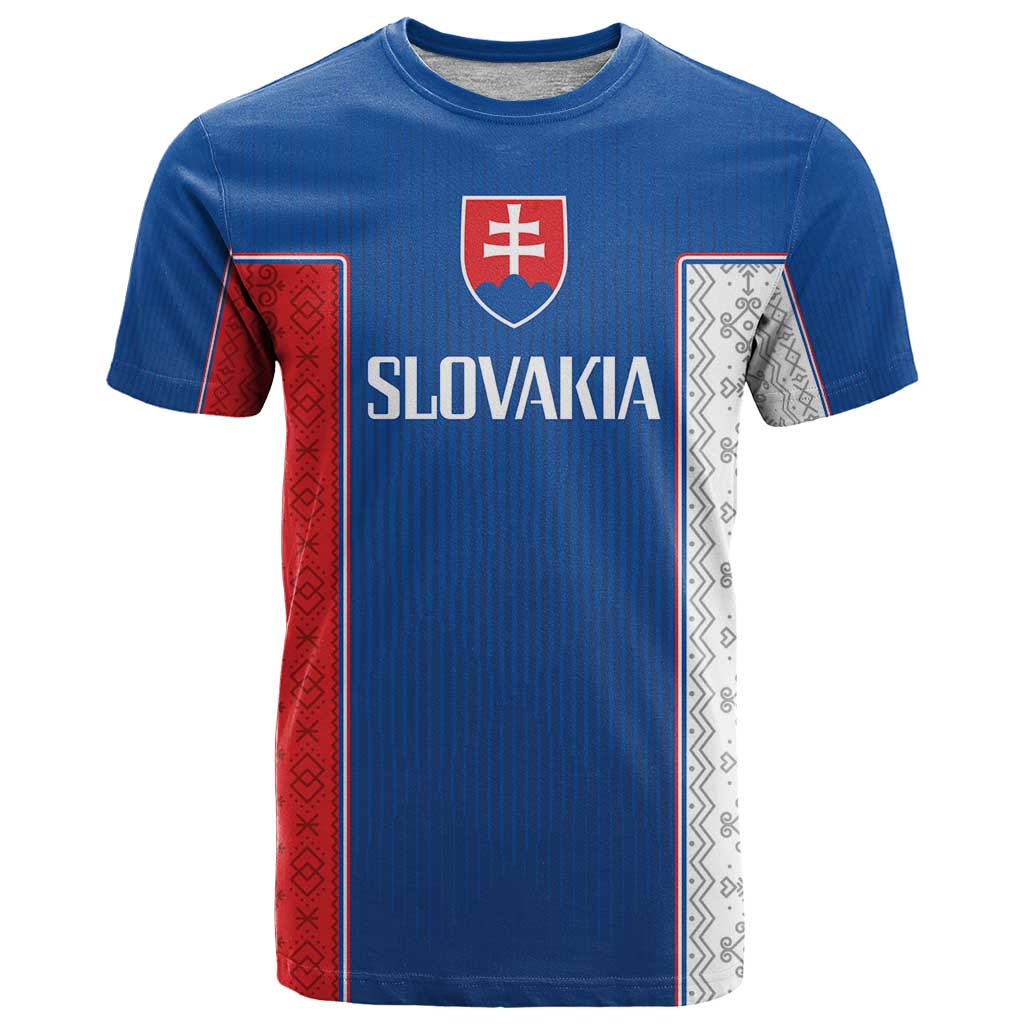 Custom Slovakia Football 2024 Go Champion T Shirt