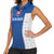 Custom Slovakia Football 2024 Go Champion Women Sleeveless Polo Shirt - Wonder Print Shop