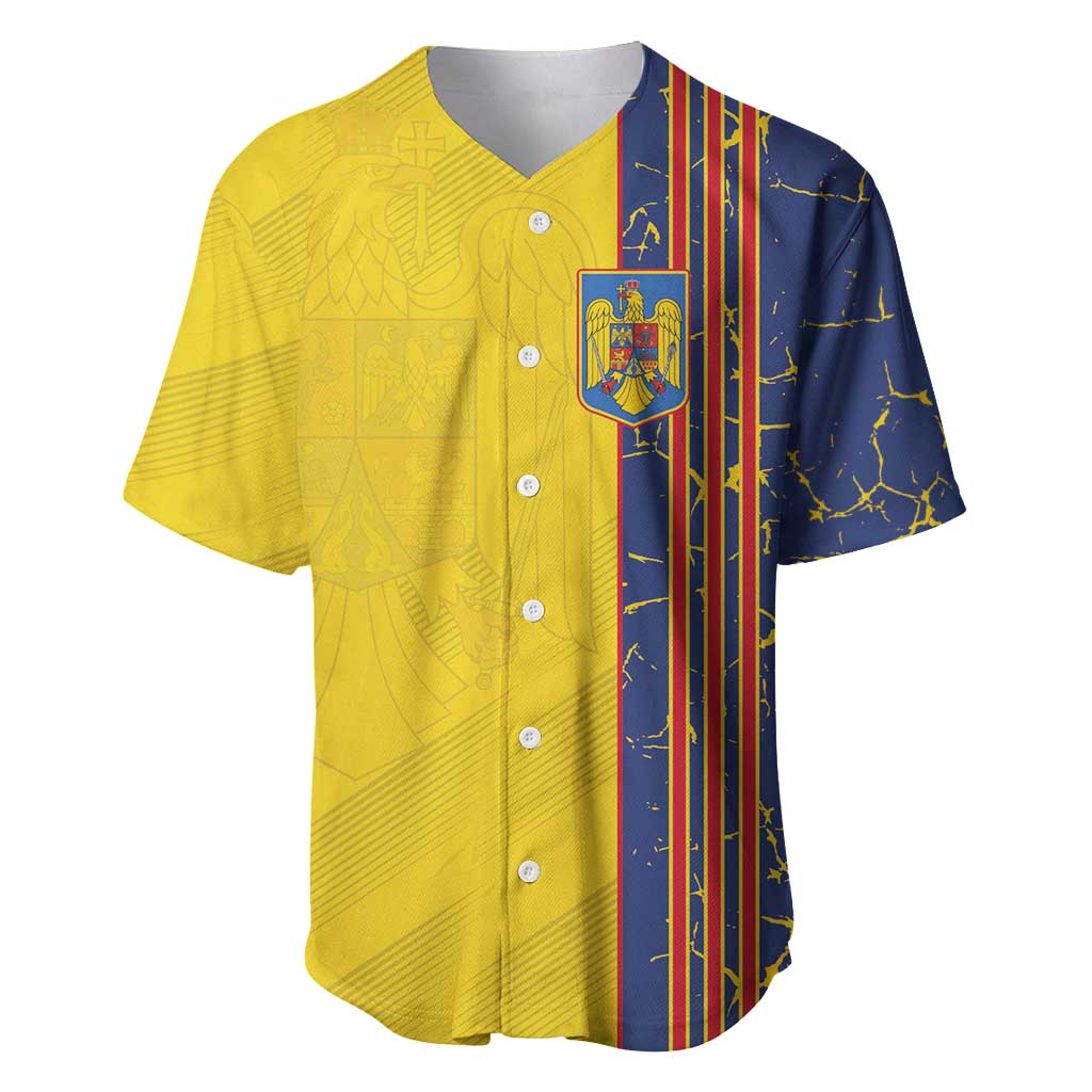 Custom Romania Football 2024 Go Champion Baseball Jersey - Wonder Print Shop