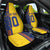 Custom Romania Football 2024 Go Champion Car Seat Cover - Wonder Print Shop