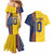 Custom Romania Football 2024 Go Champion Couples Matching Mermaid Dress and Hawaiian Shirt - Wonder Print Shop