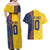 Custom Romania Football 2024 Go Champion Couples Matching Off Shoulder Maxi Dress and Hawaiian Shirt - Wonder Print Shop