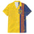 Custom Romania Football 2024 Go Champion Family Matching Off Shoulder Short Dress and Hawaiian Shirt - Wonder Print Shop