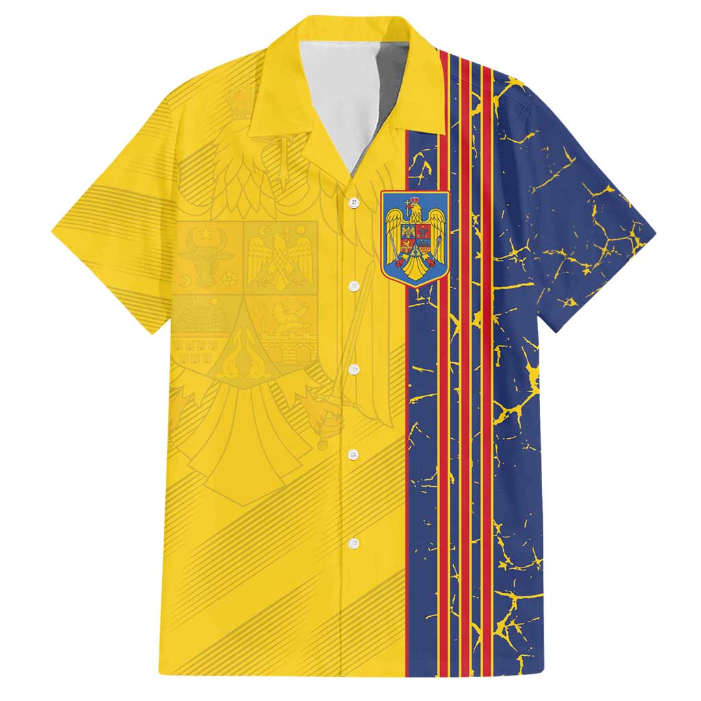 Custom Romania Football 2024 Go Champion Hawaiian Shirt - Wonder Print Shop