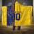 Custom Romania Football 2024 Go Champion Hooded Blanket