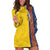 Custom Romania Football 2024 Go Champion Hoodie Dress - Wonder Print Shop