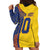 Custom Romania Football 2024 Go Champion Hoodie Dress - Wonder Print Shop