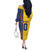 Custom Romania Football 2024 Go Champion Off The Shoulder Long Sleeve Dress - Wonder Print Shop