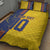 Custom Romania Football 2024 Go Champion Quilt Bed Set - Wonder Print Shop