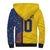 Custom Romania Football 2024 Go Champion Sherpa Hoodie - Wonder Print Shop