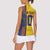 Custom Romania Football 2024 Go Champion Women Sleeveless Polo Shirt - Wonder Print Shop