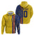 Custom Romania Football 2024 Go Champion Zip Hoodie - Wonder Print Shop