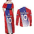 Custom Slovenia Football 2024 Go Champion Couples Matching Off Shoulder Maxi Dress and Long Sleeve Button Shirt - Wonder Print Shop