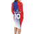 Custom Slovenia Football 2024 Go Champion Family Matching Long Sleeve Bodycon Dress and Hawaiian Shirt - Wonder Print Shop