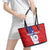 Custom Slovenia Football 2024 Go Champion Leather Tote Bag - Wonder Print Shop