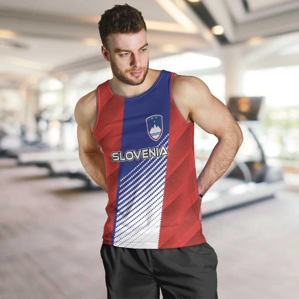 Custom Slovenia Football 2024 Go Champion Men Tank Top - Wonder Print Shop