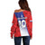 Custom Slovenia Football 2024 Go Champion Off Shoulder Sweater - Wonder Print Shop