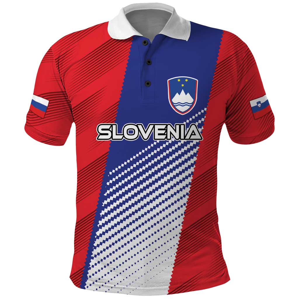 Custom Slovenia Football 2024 Go Champion Polo Shirt - Wonder Print Shop