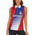 Custom Slovenia Football 2024 Go Champion Women Sleeveless Polo Shirt - Wonder Print Shop