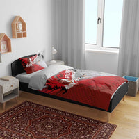 Polska Eagle Bedding Set Poland Sporty Grunge Style - Wonder Print Shop