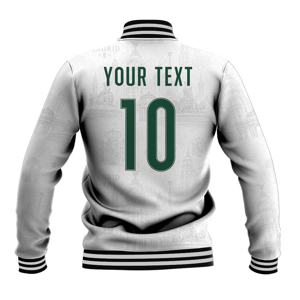 Custom Spain Football Baseball Jacket Royal Madrid-Hala Espana