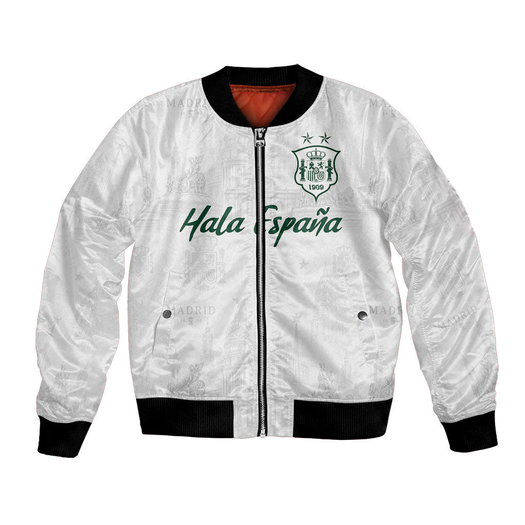 Custom Spain Football Bomber Jacket Royal Madrid-Hala Espana