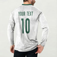 Custom Spain Football Button Sweatshirt Royal Madrid-Hala Espana