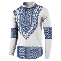 Cape Verde Button Sweatshirt Pano di Terra Dashiki Style
