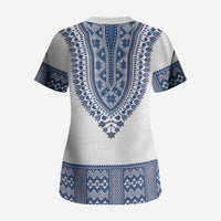 Cape Verde Scrub Top Pano di Terra Dashiki Style