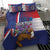 Personalised Croatia Independence Day Bedding Set Sretan Dan nezavisnosti With Kuna Zlatica and Perunika - Wonder Print Shop