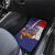 Personalised Croatia Independence Day Car Mats Sretan Dan nezavisnosti With Kuna Zlatica and Perunika - Wonder Print Shop