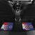 Personalised Croatia Independence Day Car Mats Sretan Dan nezavisnosti With Kuna Zlatica and Perunika - Wonder Print Shop