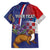 Personalised Croatia Independence Day Family Matching Summer Maxi Dress and Hawaiian Shirt Sretan Dan nezavisnosti With Kuna Zlatica and Perunika - Wonder Print Shop