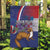 Personalised Croatia Independence Day Garden Flag Sretan Dan nezavisnosti With Kuna Zlatica and Perunika - Wonder Print Shop