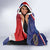 Personalised Croatia Independence Day Hooded Blanket Sretan Dan nezavisnosti With Kuna Zlatica and Perunika