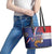 Personalised Croatia Independence Day Leather Tote Bag Sretan Dan nezavisnosti With Kuna Zlatica and Perunika - Wonder Print Shop