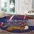 Personalised Croatia Independence Day Round Carpet Sretan Dan nezavisnosti With Kuna Zlatica and Perunika