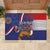 Personalised Croatia Independence Day Rubber Doormat Sretan Dan nezavisnosti With Kuna Zlatica and Perunika - Wonder Print Shop