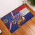 Personalised Croatia Independence Day Rubber Doormat Sretan Dan nezavisnosti With Kuna Zlatica and Perunika - Wonder Print Shop